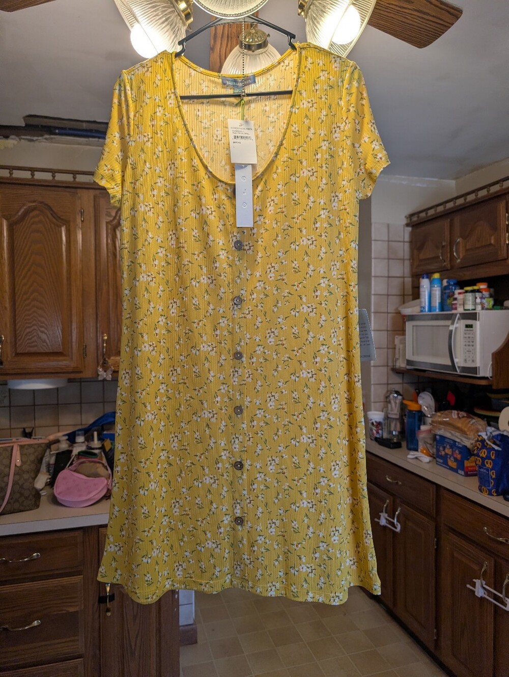 Yellow Floral Dress